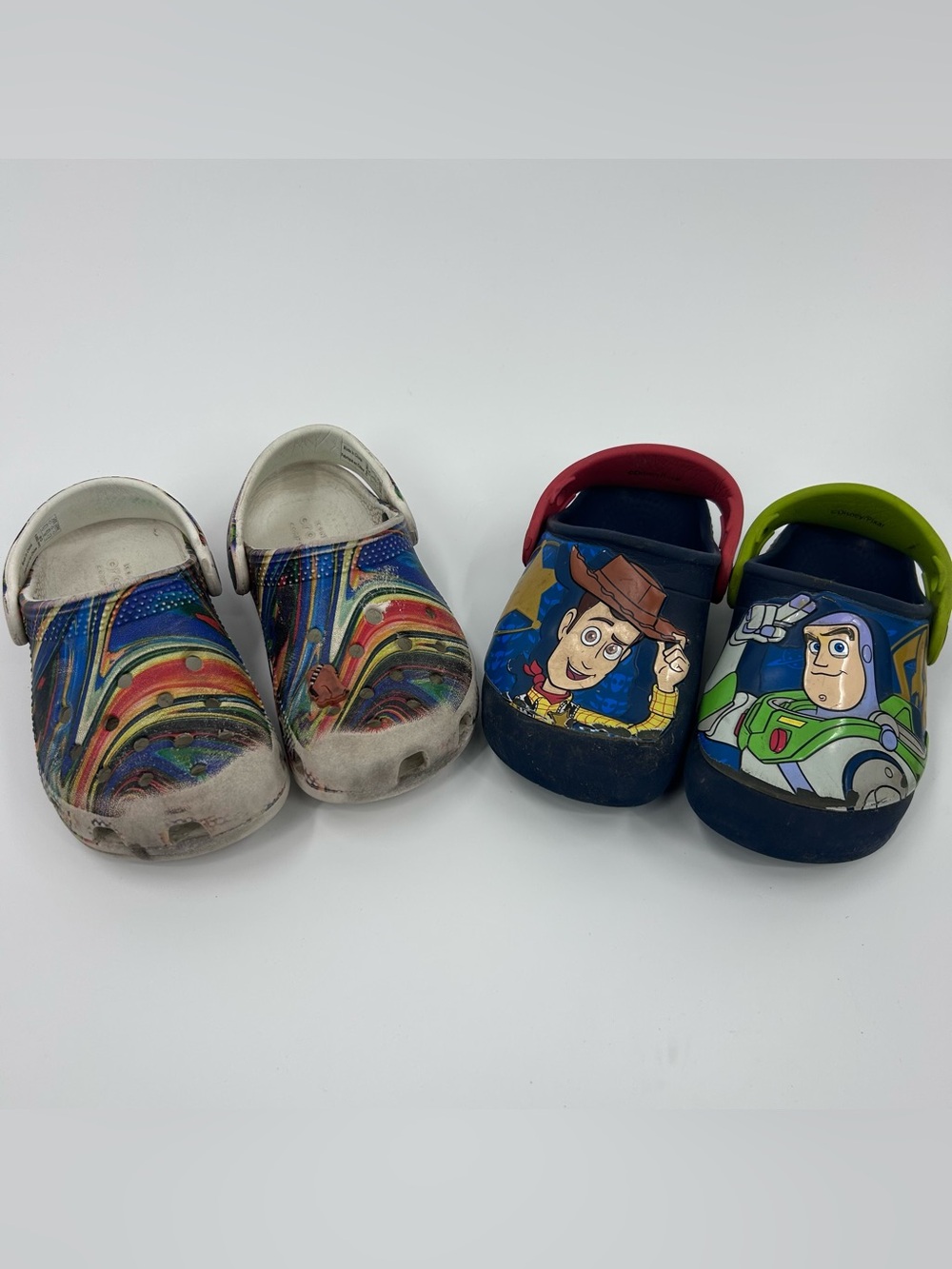 Two Pair of Crocs Size C9 - Well Loved